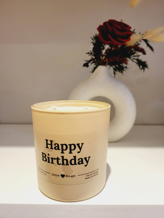 Happy Birthday J'aime Bougie