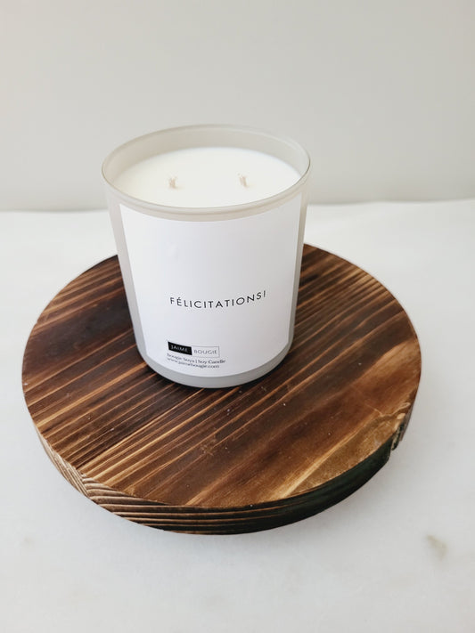 Félicitations! J'aime Bougie