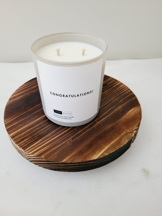 CONGRATULATIONS! J'aime Bougie